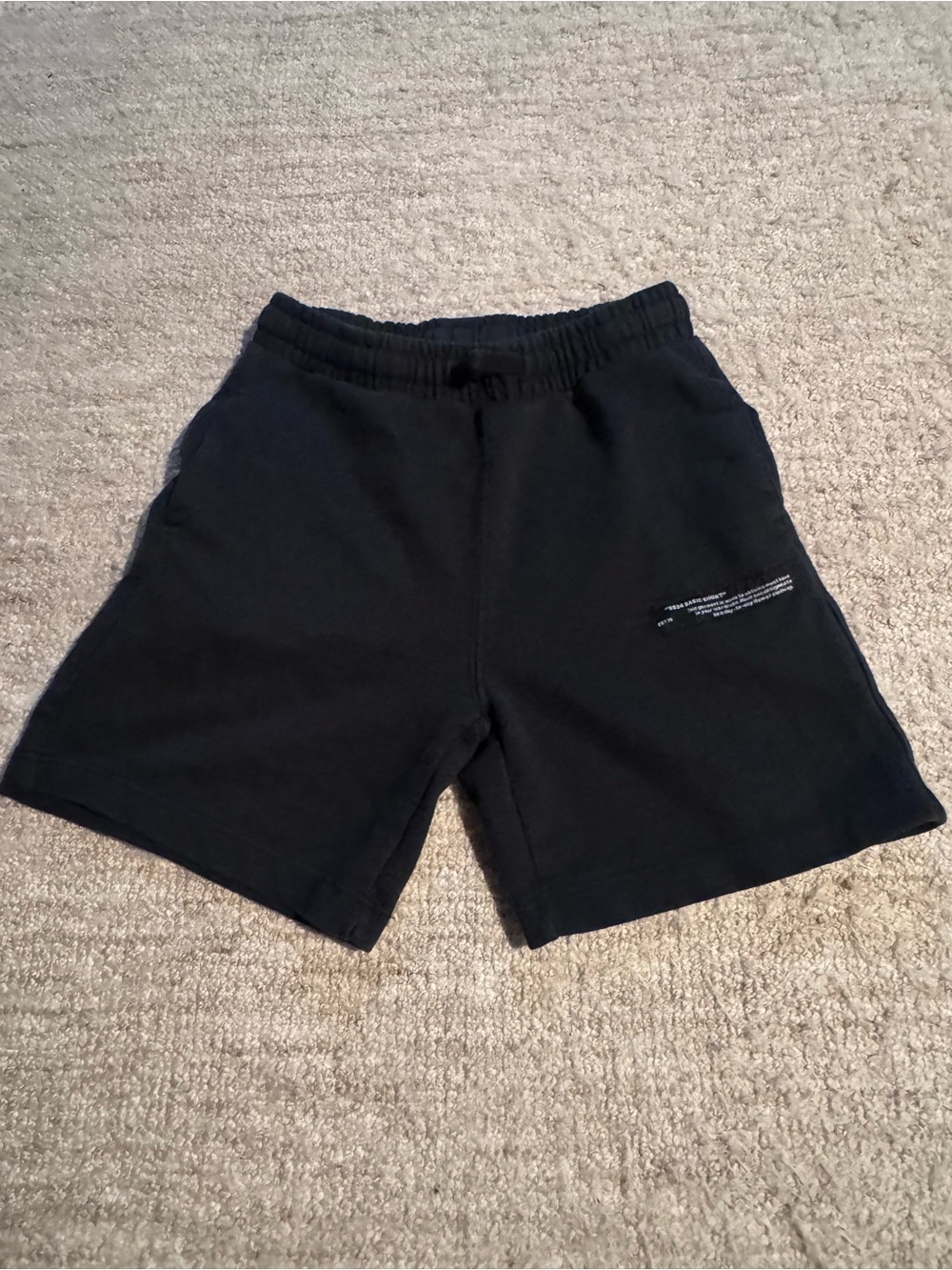 Zara kids  Black Casual Drawstring Shorts size M